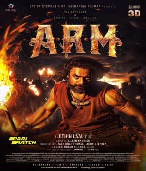 A R M (2024) Hindi HQ Dubbed poster