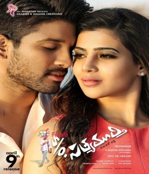 Son Of Satyamurthy (2015) Hindi  Dubbed poster