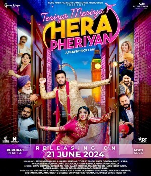 Teriya Meriya Hera Pheriyan (2024) Punjabi Movie poster